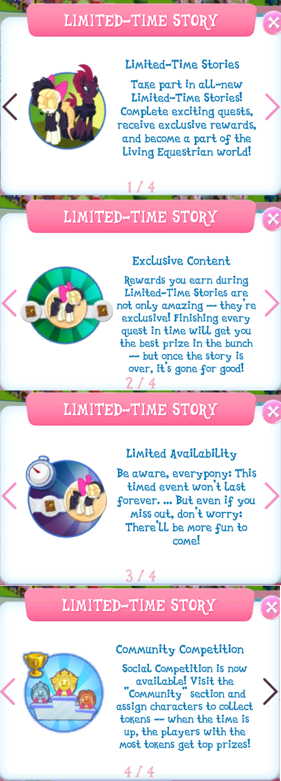 Category Limited Time Story The My Little Pony Gameloft Wiki Fandom