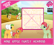 Sweet Apple Acres completed character wordsearch