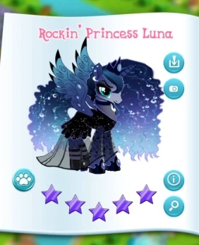 Rockin' Princess Luna | The My Little Pony Gameloft Wiki | Fandom