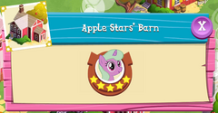 Apple Stars' Barn residents