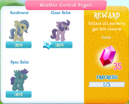 Weather Control Pegasi