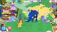 Princess Luna in Canterlot.png (929 KB) Princess Luna in Canterlot, with Sunset Shimmer, Beauty Brass, Parish Nandermane, and Fire Chief.