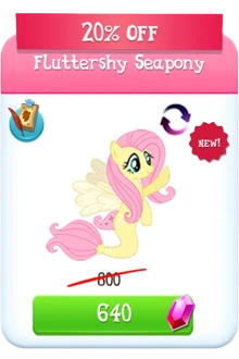 Fluttershy Seapony Store
