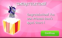 Luna's Guard won in EG