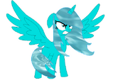 Blue antes de ser expulsa da Realeza; feito por Glimmer Sweet