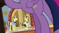 Flim and Flam catch Twilight in their office S8E16