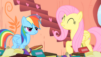 Fluttershy liked the cloud-spinning part S1E16
