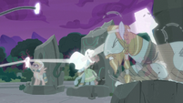 Pillars of Equestria's artifacts join the chain of light S7E25