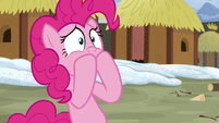 Pinkie Pie mortified by what she's done S7E11
