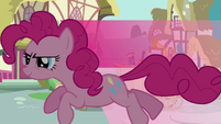 Pinkie Pie speeds in front of the camera S02E18