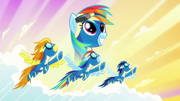 Rainbow Dash's dream made real S6E7