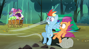 Rainbow dash -Que comieron- Scootaloo -jeje-