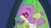 Spike shouting in anger S6E11