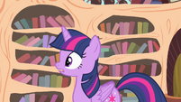 Twilight hears somepony knocking on the door S4E11