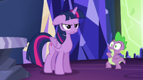 Twilight looking very annoyed S5E22