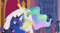 Celestia and Luna look at letter together S5E18