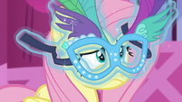 Mask floating in front of Fluttershy's face S5E21