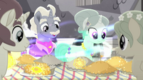 Mr. and Mrs. Hoofington glowing with color MLPRR