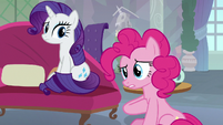 Pinkie Pie pointing at herself S8E9