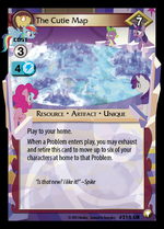 The Cutie Map card MLP CCG