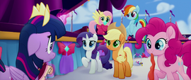 Twilight's friends watch her freak out MLPTM