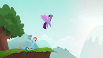 Twilight Sparkle taking to the air MLPRR