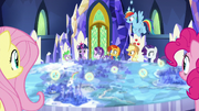 Cutie Map directs the Mane Six to the artifacts S7E25