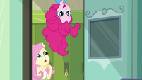 Fluttershy and Pinkie Pie enter EG