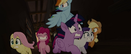 Mane Six running for their lives MLPTM