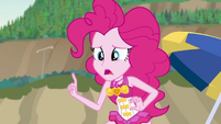 Pinkie "trapped on a deserted island" EGDS13