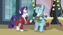 Rarity -Perhaps after they dropped off the fake letter- S5E15