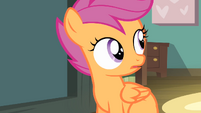 Scootaloo hears Rainbow Dash S4E05