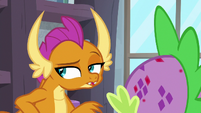 Smolder embarrassed "oh" S8E11