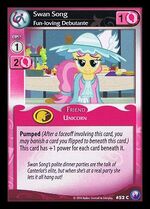 Swan Song, Fun-loving Debutante card MLP CCG