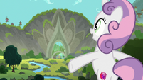 Sweetie Belle sings about Harmonizing Heights S8E6