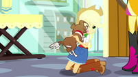 Winona licking Applejack's face SS7