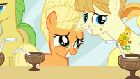 Filly Applejack smiling S1E23