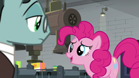 Pinkie "make ponies happy in real-time" S9E14