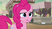 Pinkie Pie unsure about following A. K. Yearling S7E18