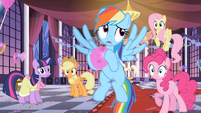 Rainbow Dash rolling eyes S2E9