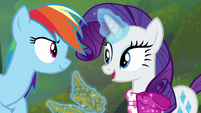 Rarity asks Rainbow to collect some cloud S8E17