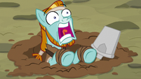 Rockhoof squealing with terror S7E16