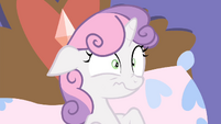 Sweetie Belle worried scrunchy face S4E19