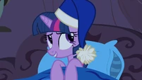 Spike, I'm a princess. Rarity told me that princesses need their beauty sleep.