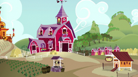 Alternate exterior view of Sweet Apple Acres S8E10