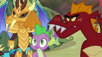 Ember, Spike, and Garble hear boulders S6E5
