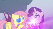 Fluttershy wearing sunglasses S4E16