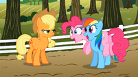 Pinkie Pie and Rainbow Dash excited S02E15