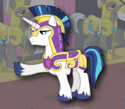 Shining Armor jako kapitan