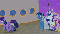 Twilight Sparkle angrily storming away S7E22